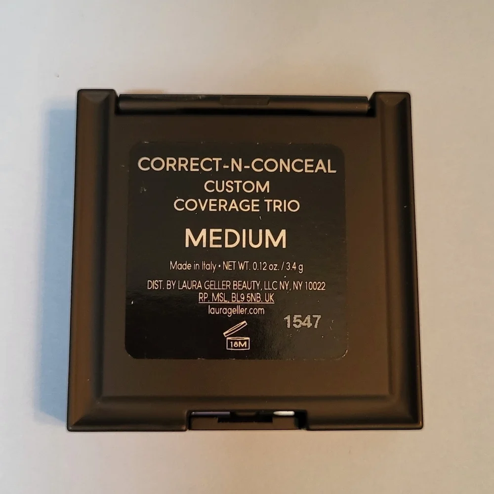 Laura Geller Correct-n-Conceal Custom Coverage Trio: Medium, .12ml (TS), NIB